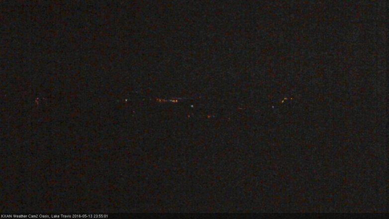 Lake Travis webcam, May 13, 2016 11:10 PM CT