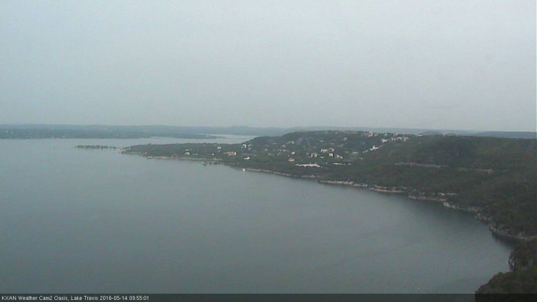 Lake Travis webcam, May 14, 2016 9:15 AM CT