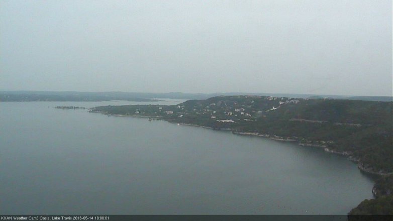 Lake Travis webcam, May 14, 2016 9:25 AM CT