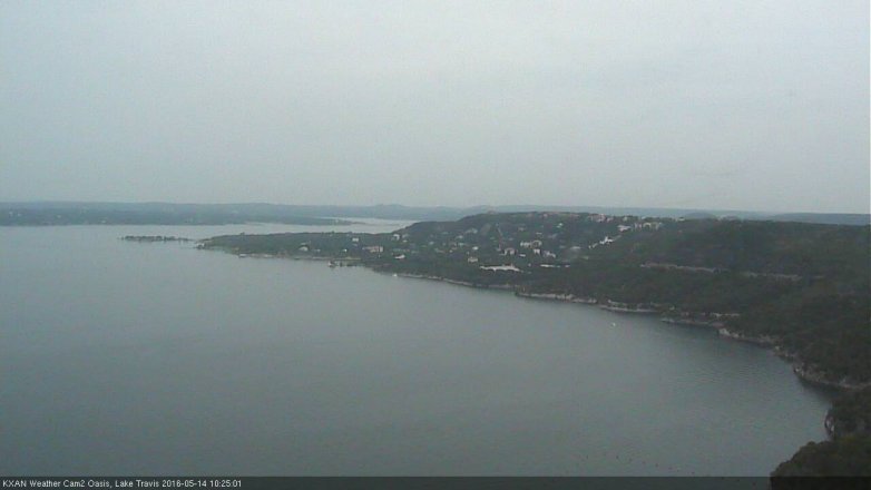 Lake Travis webcam, May 14, 2016 9:40 AM CT