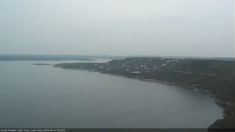 Lake Travis webcam, May 14, 2016 9:45 AM CT