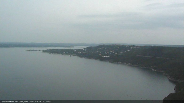 Lake Travis webcam, May 14, 2016 10:30 AM CT