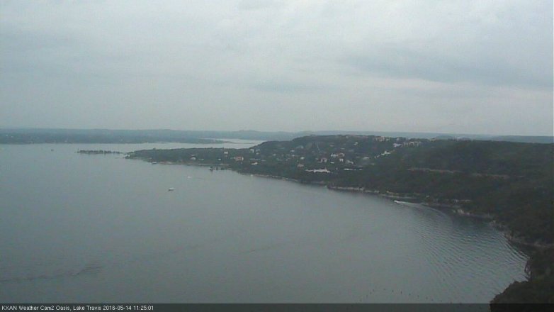 Lake Travis webcam, May 14, 2016 10:45 AM CT