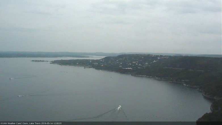Lake Travis webcam, May 14, 2016 11:30 AM CT