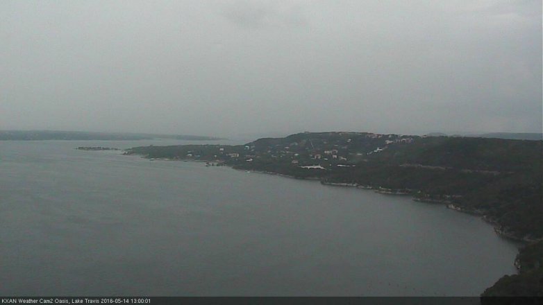 Lake Travis webcam, May 14, 2016 12:10 PM CT