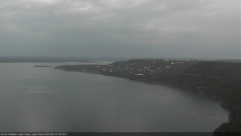 Lake Travis webcam, May 14, 2016 2:35 PM CT