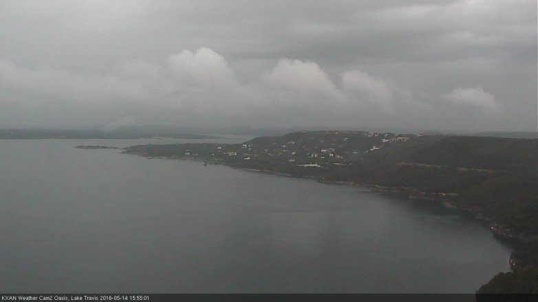 Lake Travis webcam, May 14, 2016 3:25 PM CT