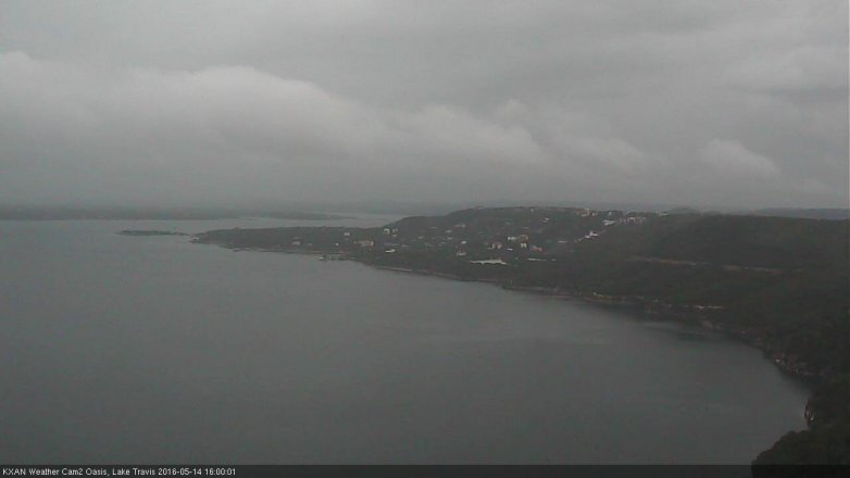 Lake Travis webcam, May 14, 2016 3:30 PM CT