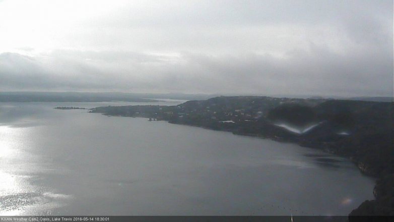 Lake Travis webcam, May 14, 2016 5:45 PM CT