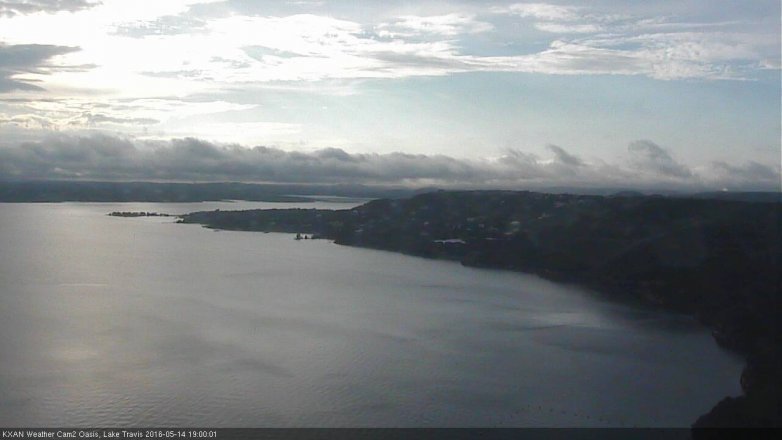 Lake Travis webcam, May 14, 2016 6:10 PM CT