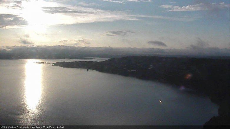 Lake Travis webcam, May 14, 2016 6:50 PM CT