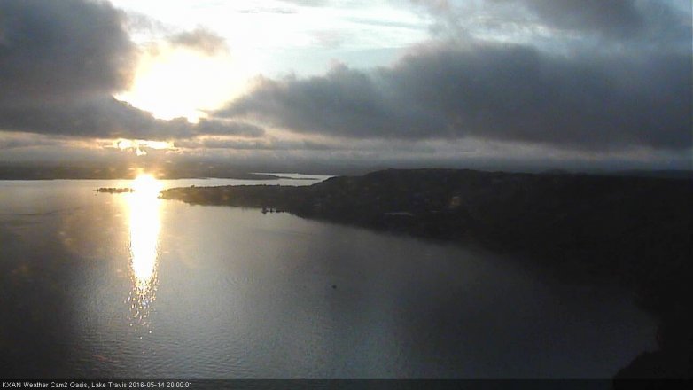 Lake Travis webcam, May 14, 2016 7:10 PM CT