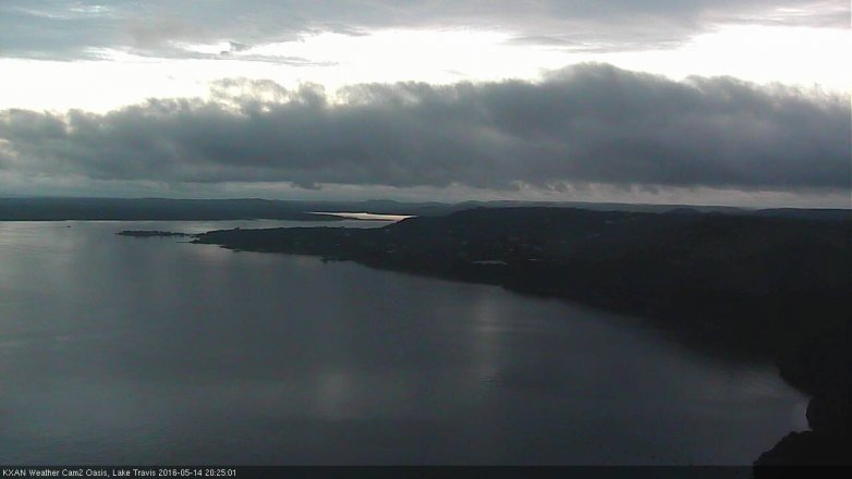 Lake Travis webcam, May 14, 2016 7:45 PM CT