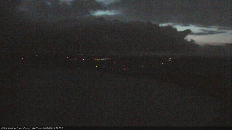 Lake Travis webcam, May 14, 2016 8:05 PM CT