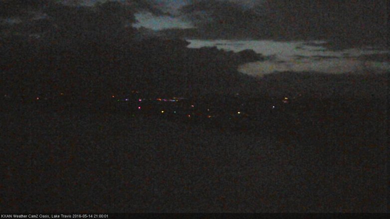 Lake Travis webcam, May 14, 2016 8:20 PM CT