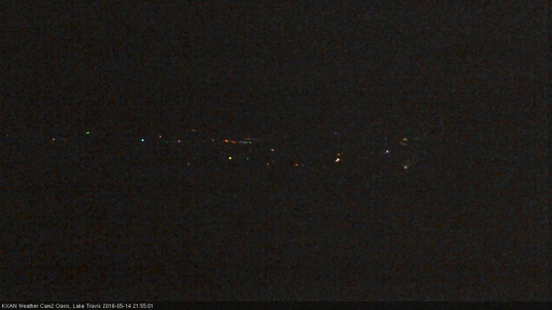 Lake Travis webcam, May 14, 2016 9:20 PM CT