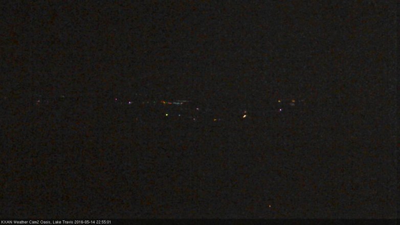 Lake Travis webcam, May 14, 2016 10:10 PM CT