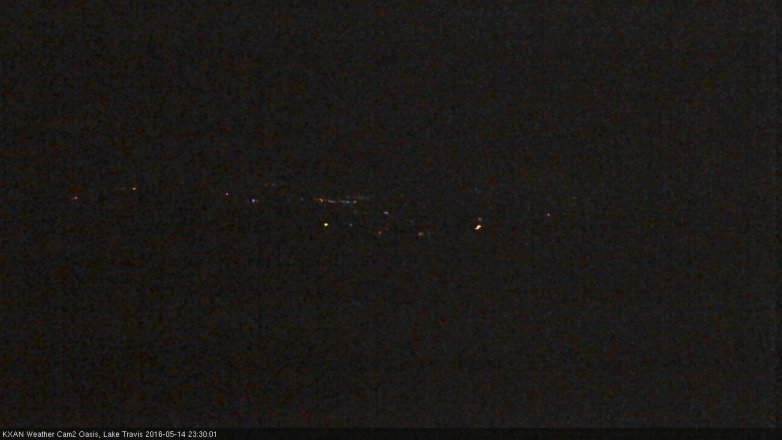 Lake Travis webcam, May 14, 2016 10:55 PM CT