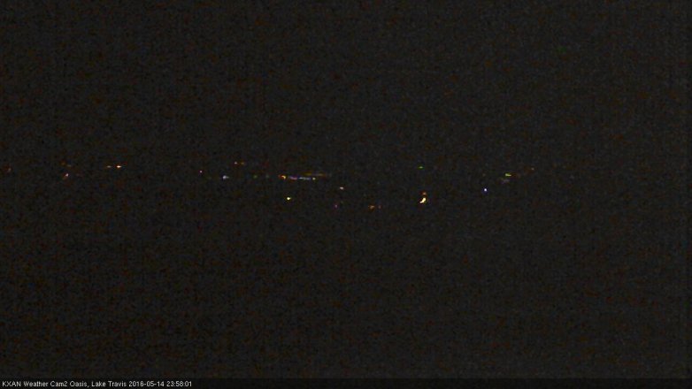 Lake Travis webcam, May 14, 2016 11:40 PM CT