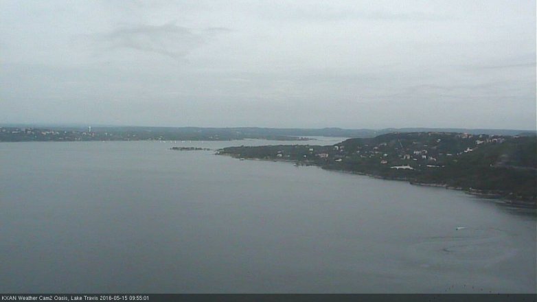 Lake Travis webcam, May 15, 2016 9:15 AM CT