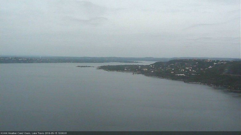 Lake Travis webcam, May 15, 2016 9:25 AM CT
