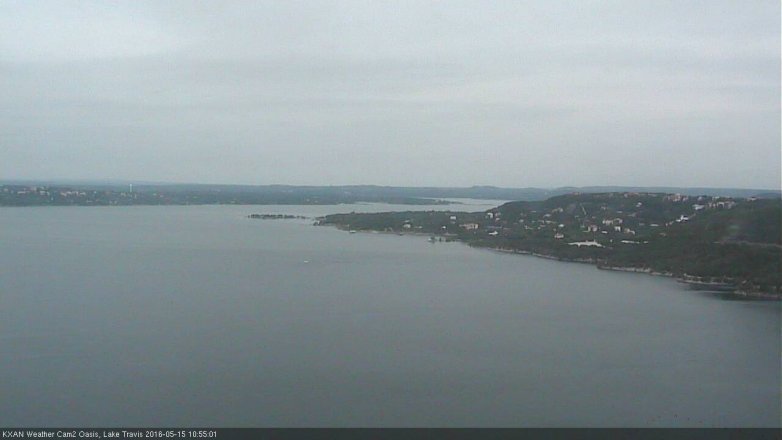 Lake Travis webcam, May 15, 2016 10:25 AM CT