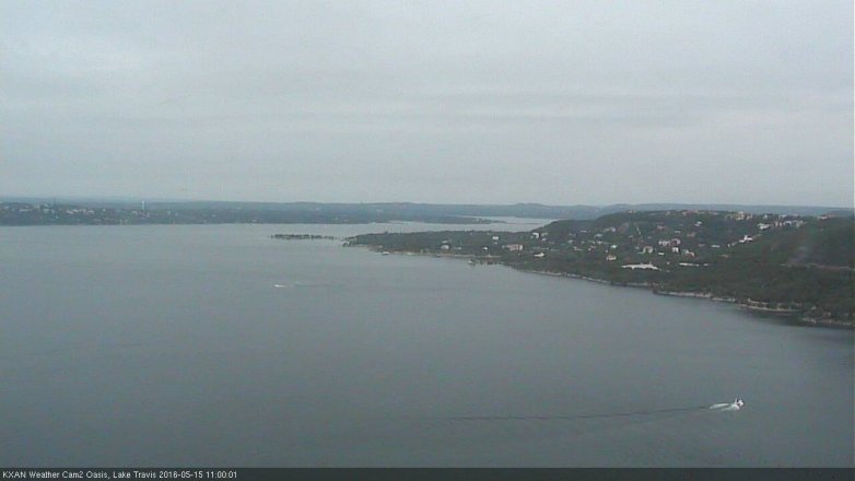 Lake Travis webcam, May 15, 2016 10:30 AM CT