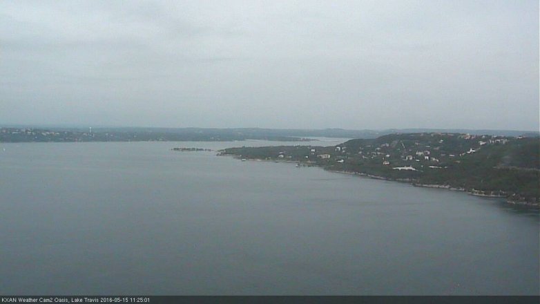 Lake Travis webcam, May 15, 2016 10:35 AM CT