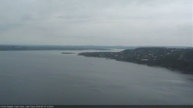 Lake Travis webcam, May 15, 2016 11:50 AM CT