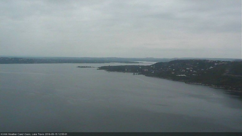 Lake Travis webcam, May 15, 2016 12:15 PM CT