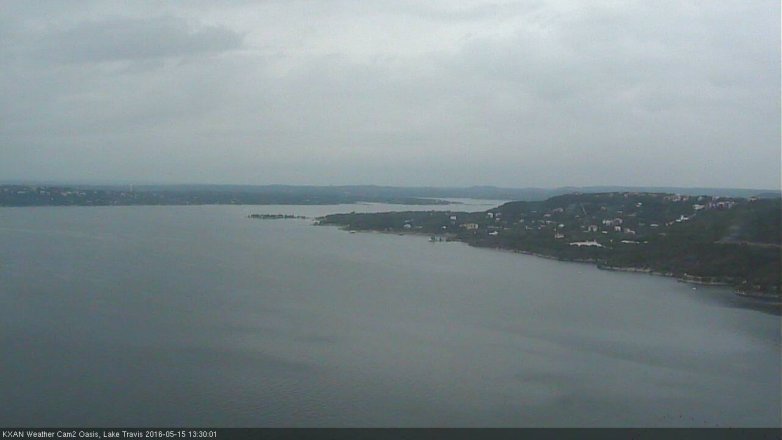 Lake Travis webcam, May 15, 2016 12:45 PM CT
