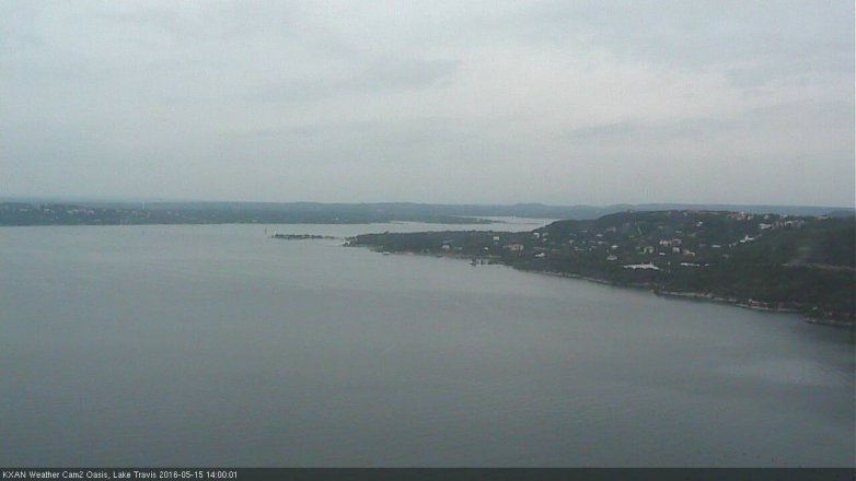 Lake Travis webcam, May 15, 2016 1:20 PM CT