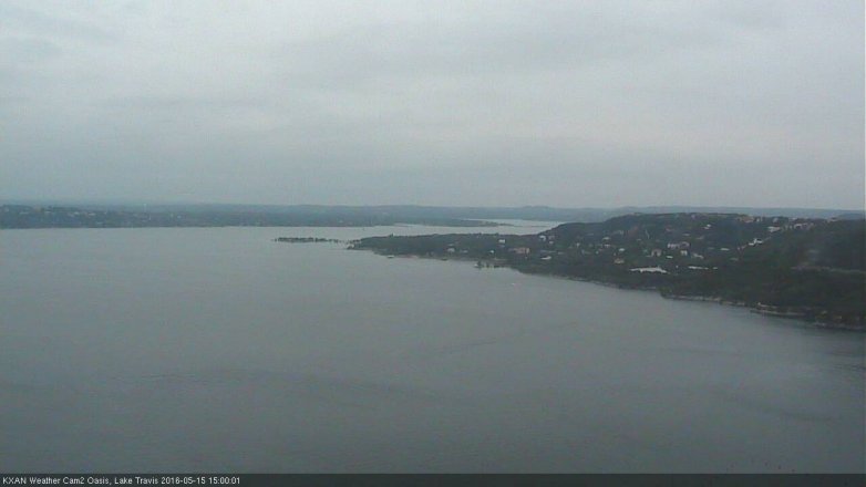 Lake Travis webcam, May 15, 2016 2:15 PM CT