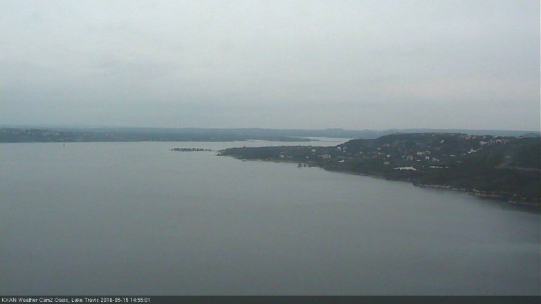 Lake Travis webcam, May 15, 2016 2:20 PM CT