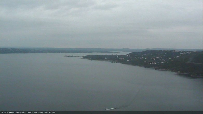 Lake Travis webcam, May 15, 2016 2:40 PM CT