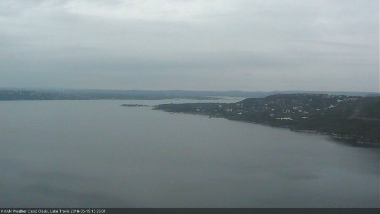 Lake Travis webcam, May 15, 2016 2:45 PM CT