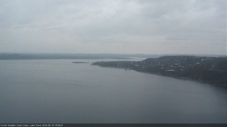 Lake Travis webcam, May 15, 2016 3:15 PM CT