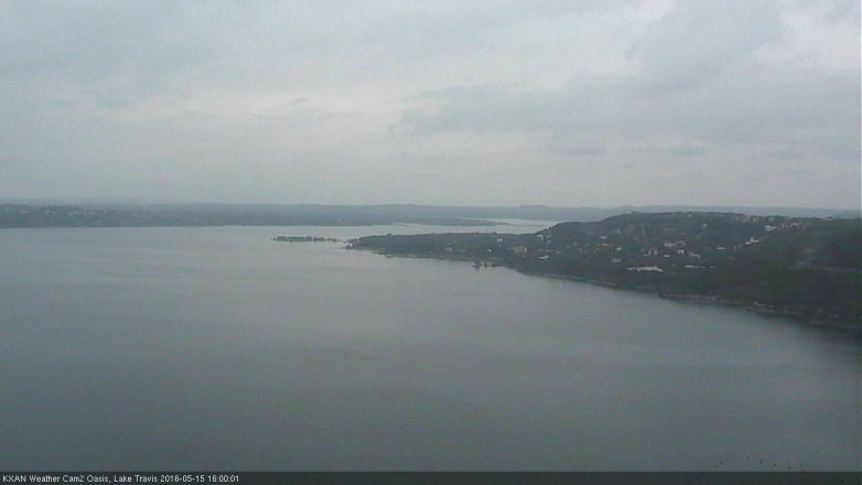 Lake Travis webcam, May 15, 2016 3:35 PM CT