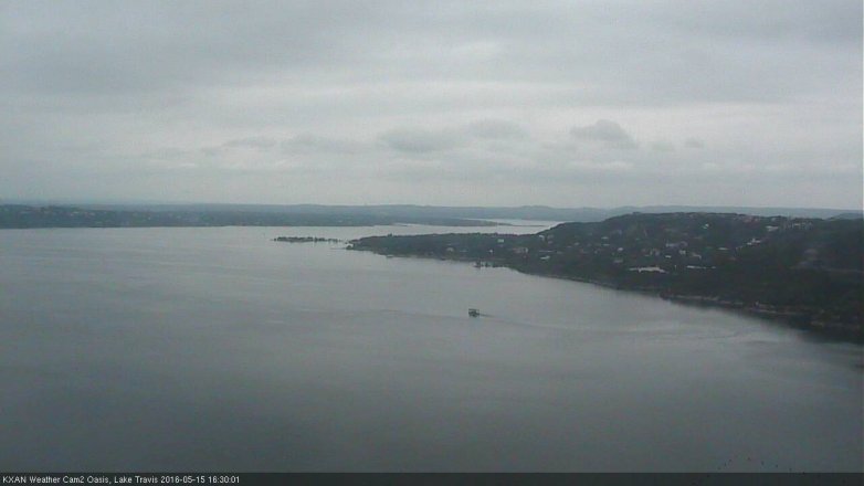 Lake Travis webcam, May 15, 2016 3:40 PM CT