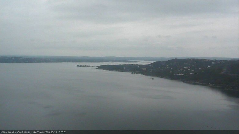 Lake Travis webcam, May 15, 2016 4:00 PM CT