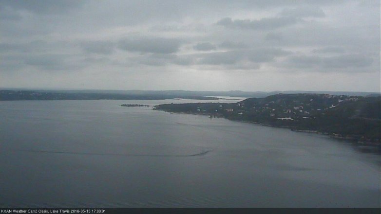 Lake Travis webcam, May 15, 2016 4:35 PM CT