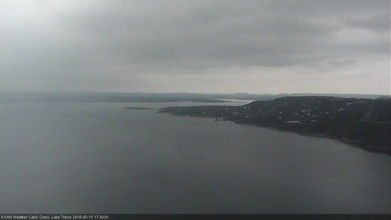 Lake Travis webcam, May 15, 2016 4:40 PM CT
