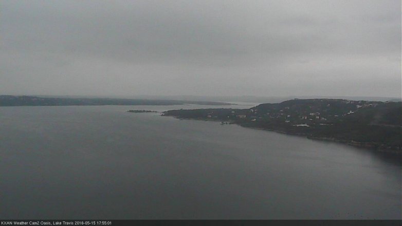 Lake Travis webcam, May 15, 2016 5:30 PM CT