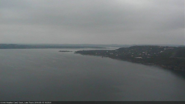 Lake Travis webcam, May 15, 2016 5:35 PM CT