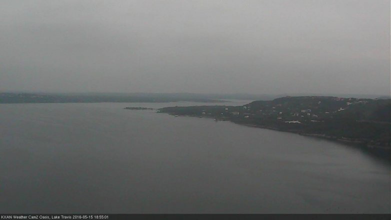 Lake Travis webcam, May 15, 2016 6:10 PM CT