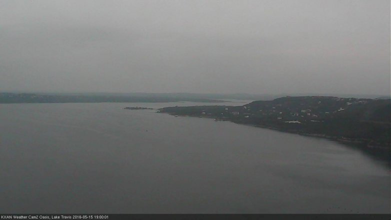 Lake Travis webcam, May 15, 2016 6:20 PM CT