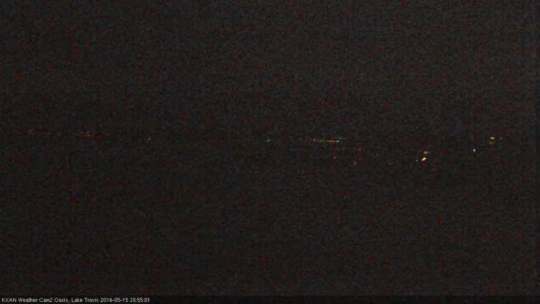 Lake Travis webcam, May 15, 2016 8:30 PM CT