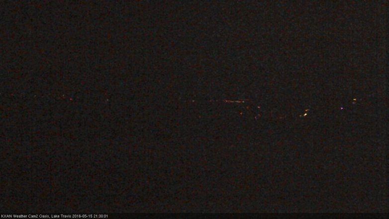 Lake Travis webcam, May 15, 2016 8:50 PM CT
