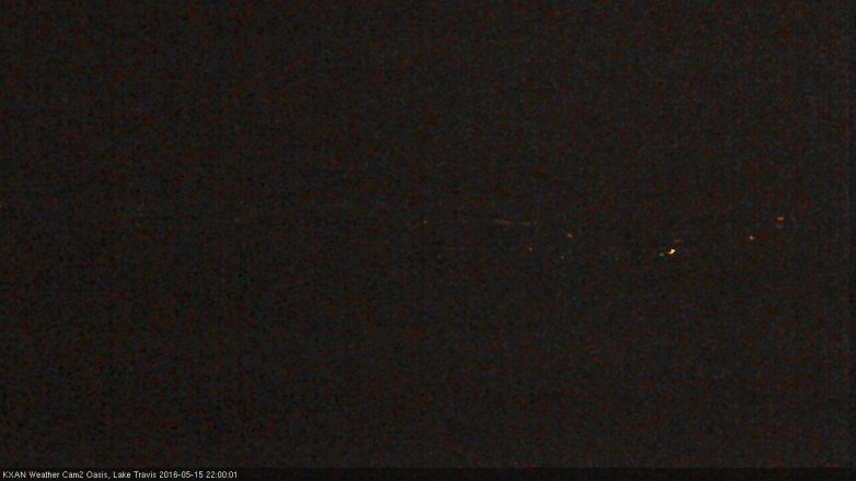 Lake Travis webcam, May 15, 2016 9:15 PM CT