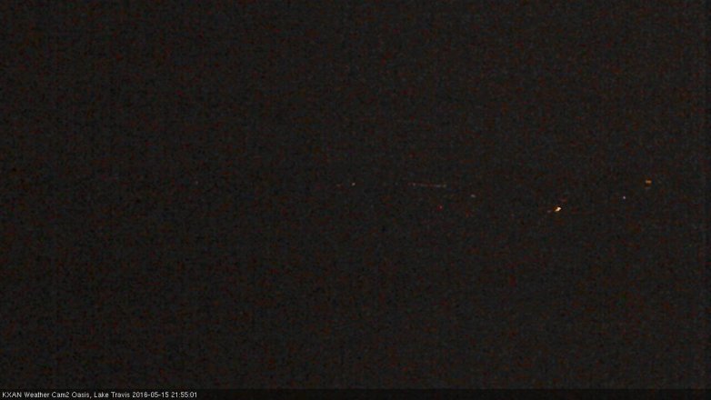Lake Travis webcam, May 15, 2016 9:25 PM CT